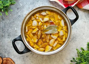 Суп из белых грибов замороженных - фото шаг 9