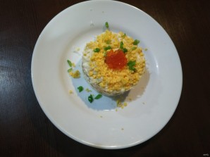 Слоеный салат с апельсином - фото шаг 9