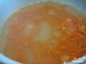 Суп из семги с креветками - фото шаг 3