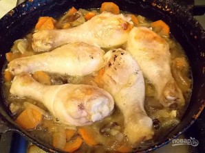 Куриные голени по старинному французскому рецепту - фото шаг 5