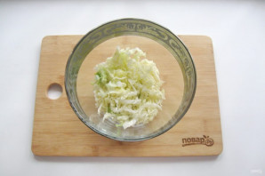 Постный салат из пекинской капусты - фото шаг 2
