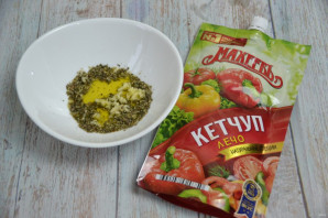 Свиные ребрышки-гриль с кетчупом "Лечо" "Махеевъ" - фото шаг 3