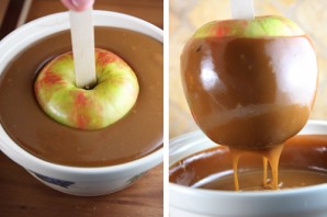 Яблоки в карамели и шоколаде - фото шаг 4