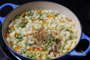 Густой суп с макаронами - фото шаг 7