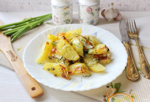 Картофель с сельдереем в духовке - фото шаг 11