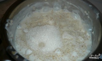Ячневая каша на молоке - фото шаг 3