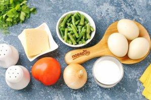 Омлетные маффины с овощами и сыром - фото шаг 1