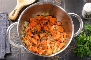 Каша с морковью - фото шаг 4