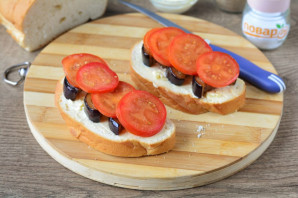 Горячие бутерброды с баклажанами - фото шаг 6