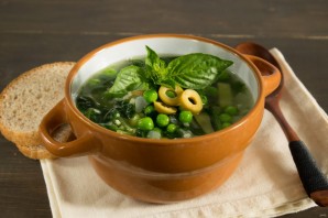 Суп с горошком, пшеном и оливками - фото шаг 6