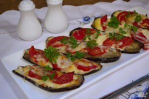 Баклажаны с чесноком и помидорами - фото шаг 5