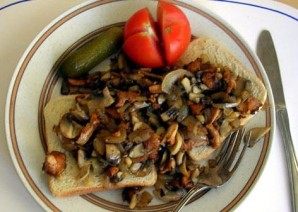 Сэндвич с грибами - фото шаг 10