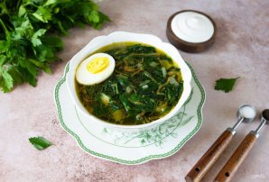 Зеленый борщ из крапивы - фото шаг 12