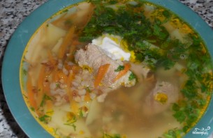 Суп со свининой на косточке - фото шаг 6