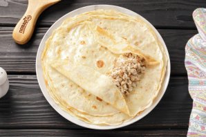 Блины с мясом и рисом - фото шаг 18