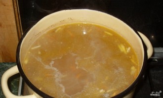 Гороховый суп с грибами - фото шаг 4