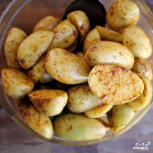 Пряный картофель по-французски - фото шаг 7