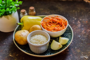 Суп с корейской морковью - фото шаг 1