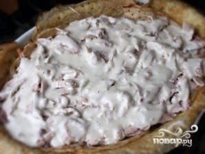 Пирог из блинов с мясом - фото шаг 7