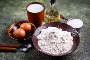 Баурсаки на кефире без дрожжей - фото шаг 1