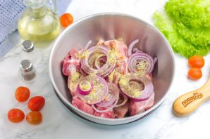 Шашлык с киви - фото шаг 4