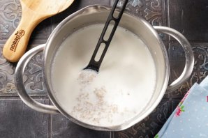 Каша ячневая на молоке - фото шаг 6