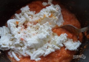 Манный пудинг из творога с морковью - фото шаг 6