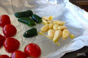 Сальса из запеченных томатов, чеснока и перца - фото шаг 3