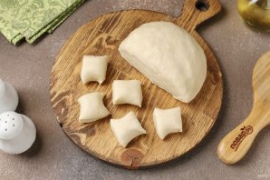 Хинкали с картофелем и сыром "Сулугуни" - фото шаг 8