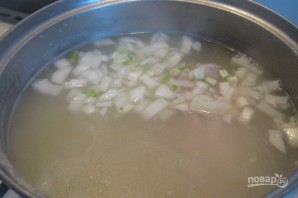 Суп со свининой и шампиньонами - фото шаг 5