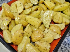 Гарнир из картофеля в духовке - фото шаг 4