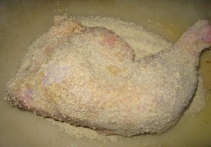 Курица на сковороде с майонезом - фото шаг 3