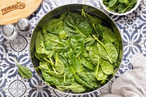 Корейская закуска из шпината - фото шаг 2