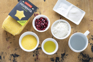 Кексы с полентой "Bravolli" - фото шаг 1