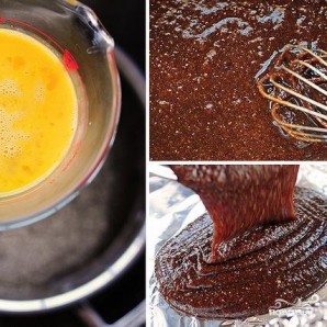 Шоколадные пирожные с теплым шоколадным соусом - фото шаг 2
