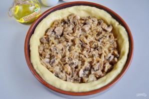 Картофельный пирог с грибами и сыром - фото шаг 8