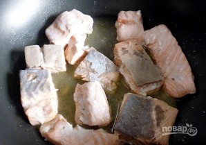 Киш с лососем и кресс-салатом - фото шаг 6