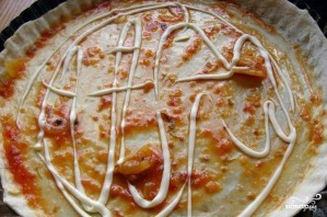 Пицца с копчёной колбаской - фото шаг 5