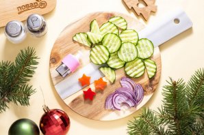 Тосты "Елочки" - фото шаг 4