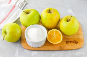 Яблочный джем с лимоном - фото шаг 1