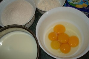 Крем яичный для торта - фото шаг 1