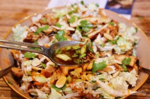 Теплый салат с куриным филе по-тайски - фото шаг 10