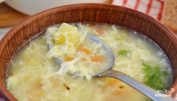 Картофельный суп с яйцом - фото шаг 6