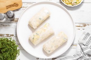 Пирожки из рисовой бумаги - фото шаг 10