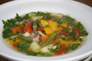Суп из баранины с фасолью - фото шаг 5
