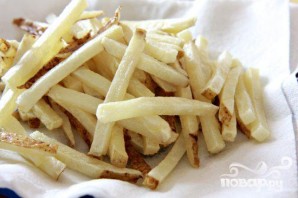 Хрустящий картофель-фри - фото шаг 4