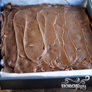 Шоколадные пирожные с орехами и суфле - фото шаг 8