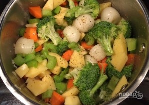 Суп с овощами и куриной грудкой - фото шаг 6