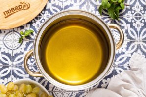 Виноград в чайном желе - фото шаг 6