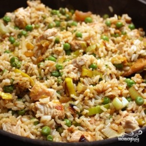 Коричневый рис с индейкой и овощами - фото шаг 6